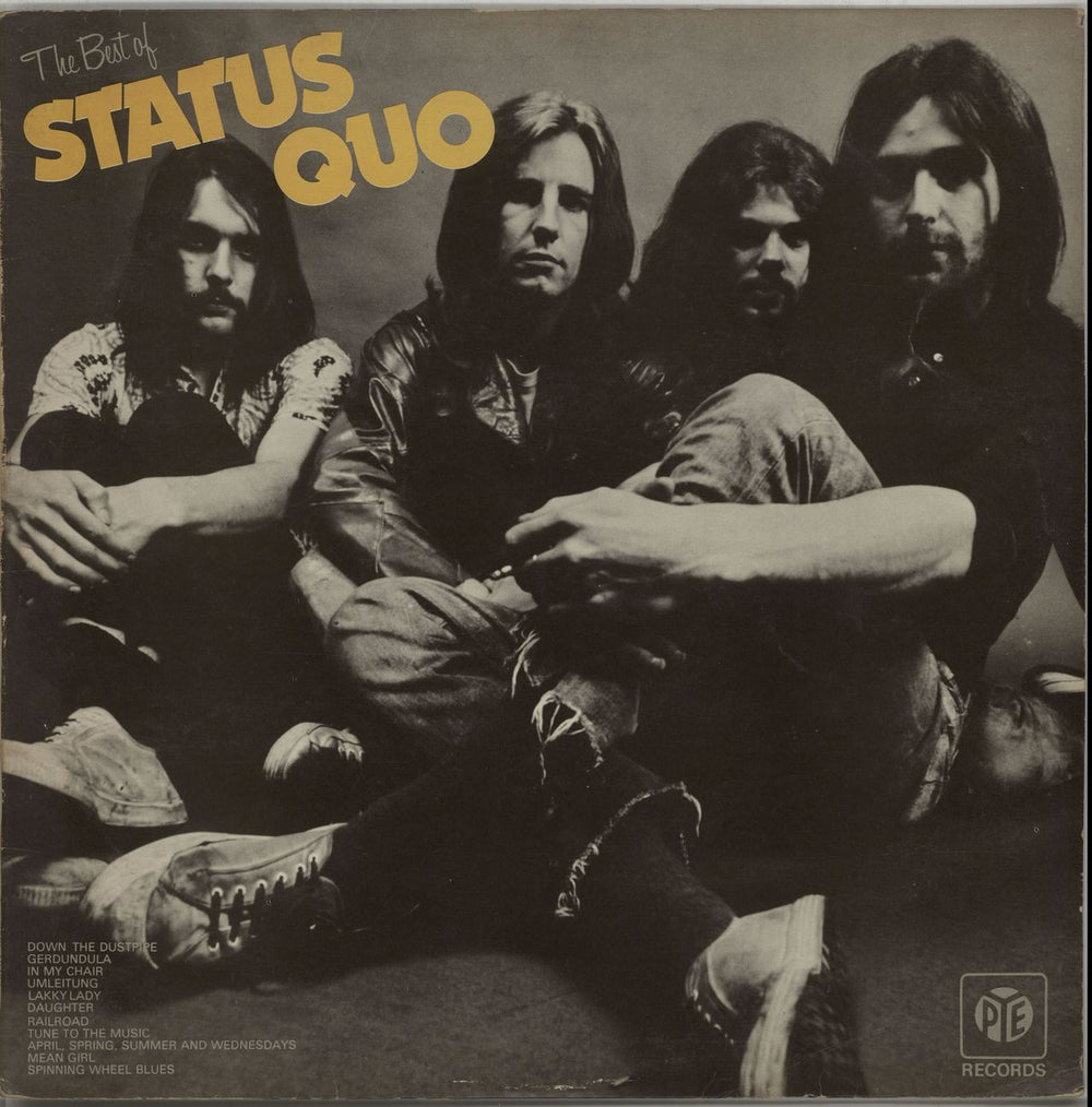 Status Quo The Best Of - Translucent Red Vinyl UK vinyl LP album (LP record) NSPL18402