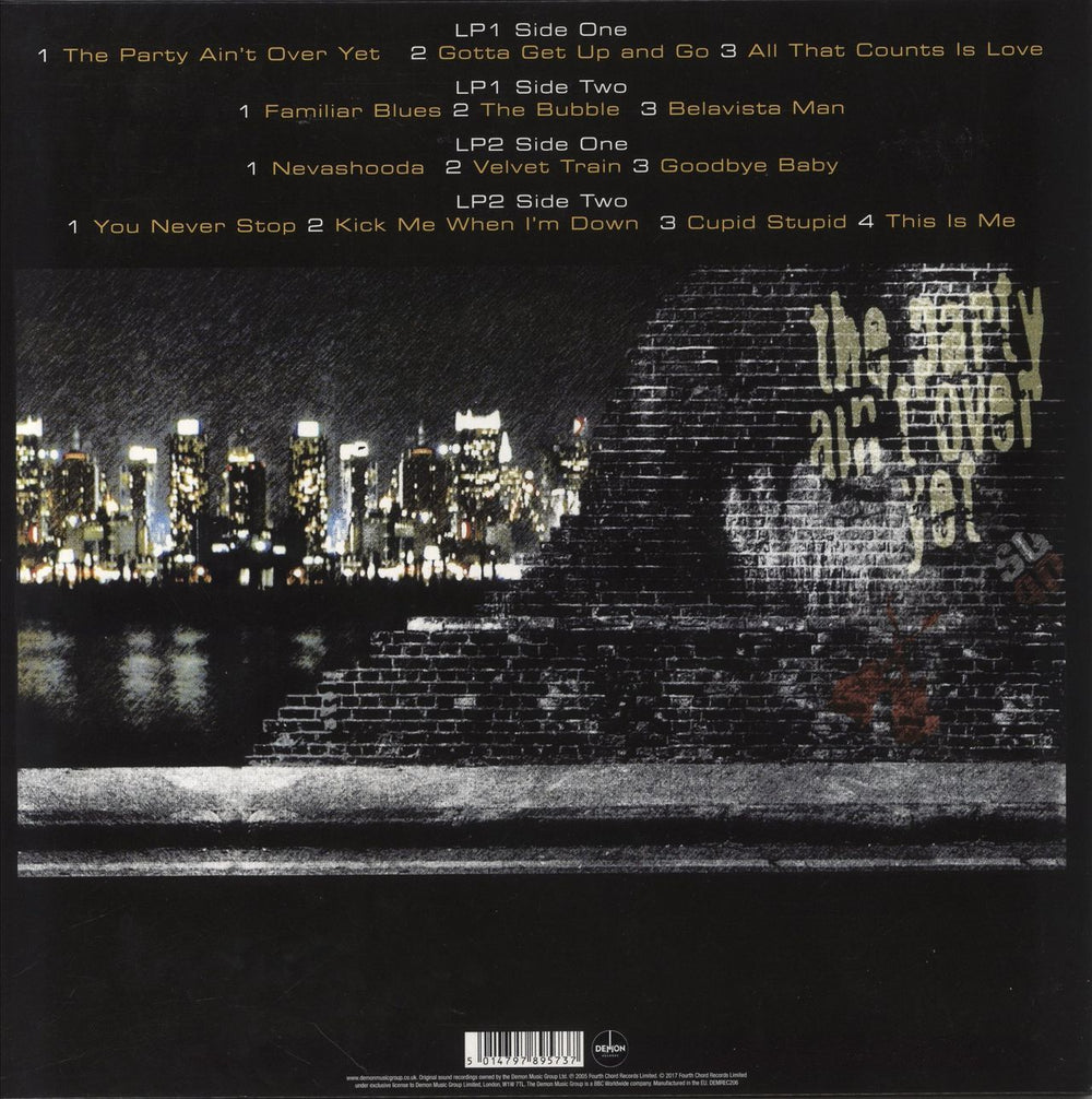 Status Quo The Party Ain't Over Yet - Yellow Vinyl - Sealed UK 2-LP vinyl record set (Double LP Album) 5014797895737