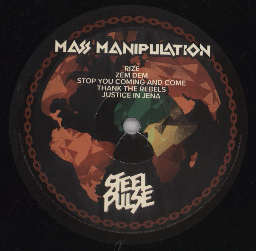 Steel Pulse Mass Manipulation US 2-LP vinyl record set (Double LP Album) SP42LMA839286