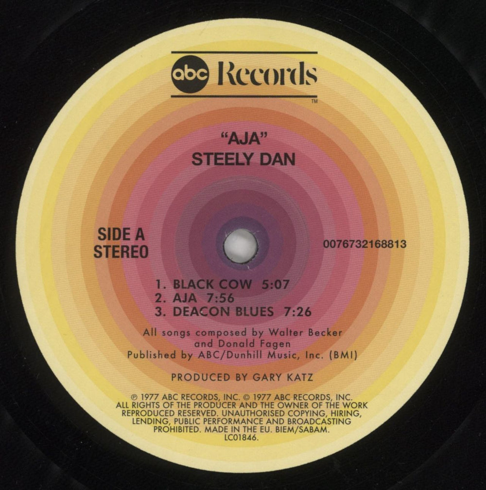 Steely Dan Aja - 180g UK vinyl LP album (LP record) S-DLPAJ762871