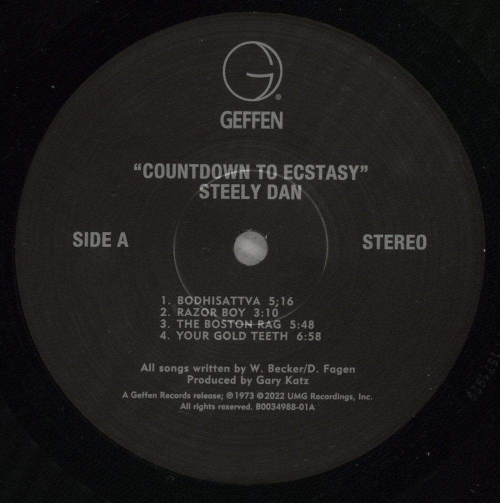 Steely Dan Countdown To Ecstasy - 50th Anniversary UK vinyl LP album (LP record) S-DLPCO874100