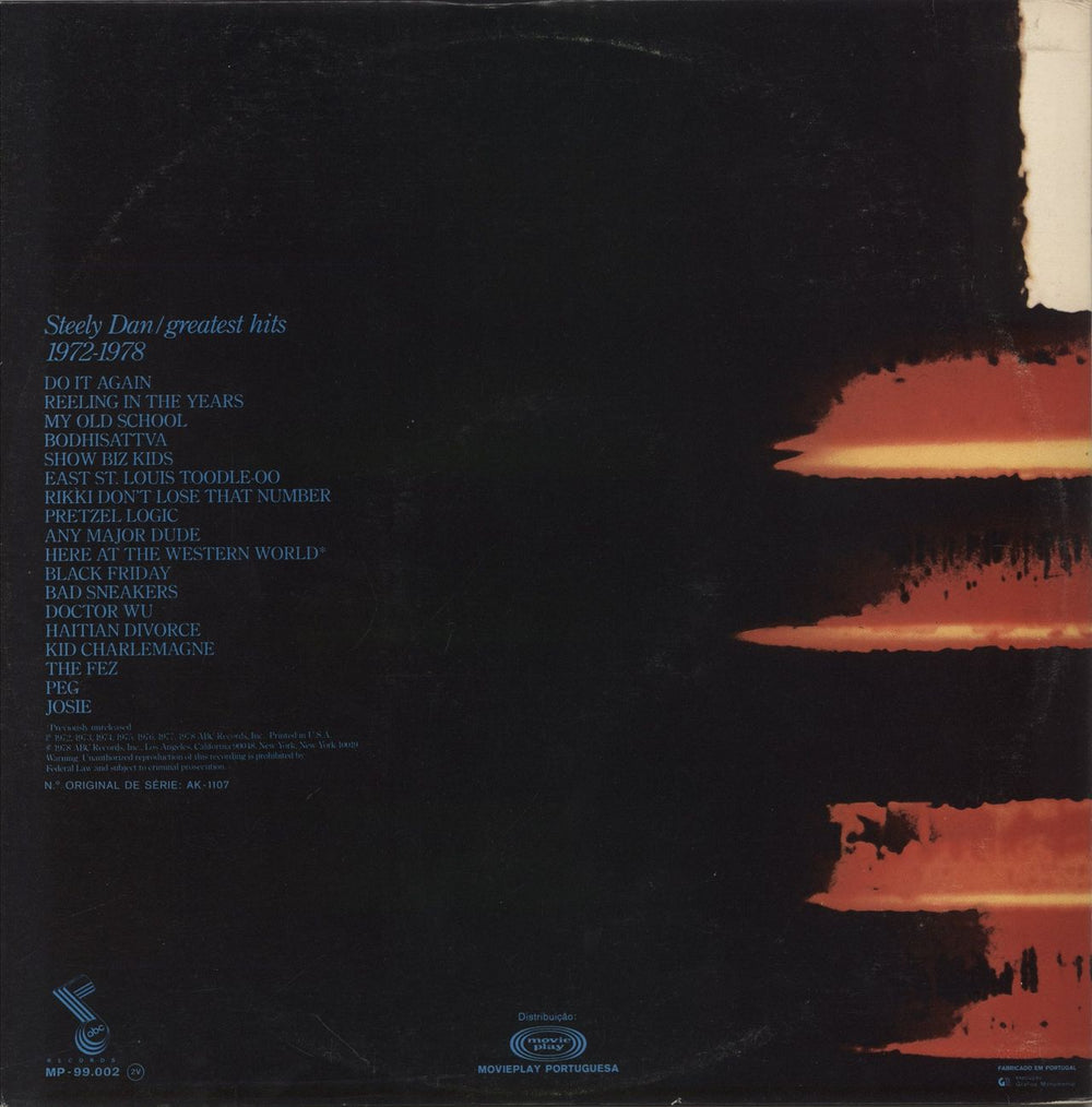 Steely Dan Greatest Hits 1972-1978 Portugese 2-LP vinyl record set (Double LP Album)