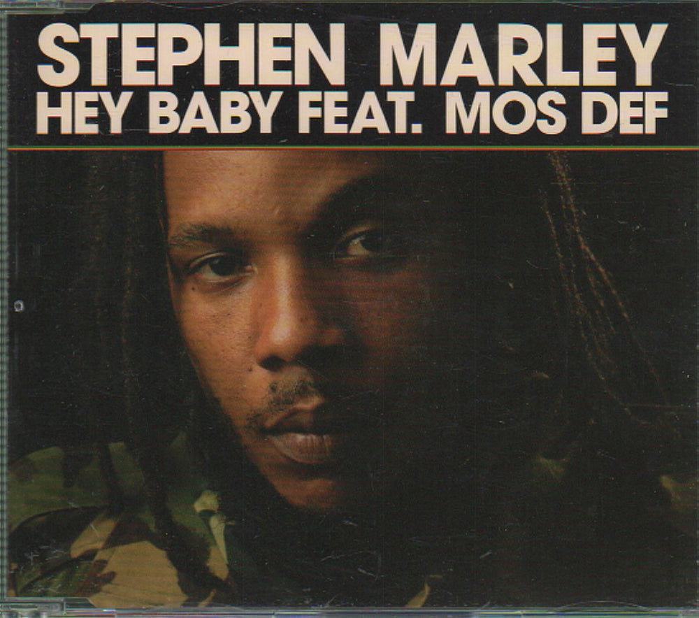 Stephen Marley Hey Baby UK Promo CD single (CD5 / 5") HEYCD01