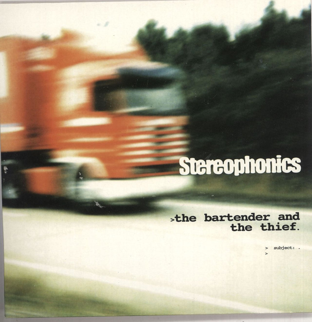 Stereophonics The Bartender And The Thief UK 7" vinyl single (7 inch record / 45) VVR5004677