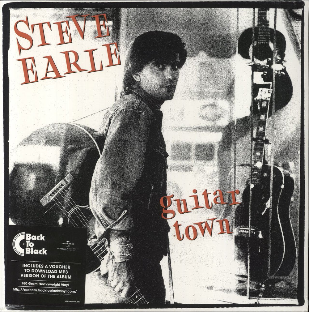 Steve Earle Guitar Town - 180 Gram Vinyl - Sealed UK vinyl LP album (LP record) 00602547704870