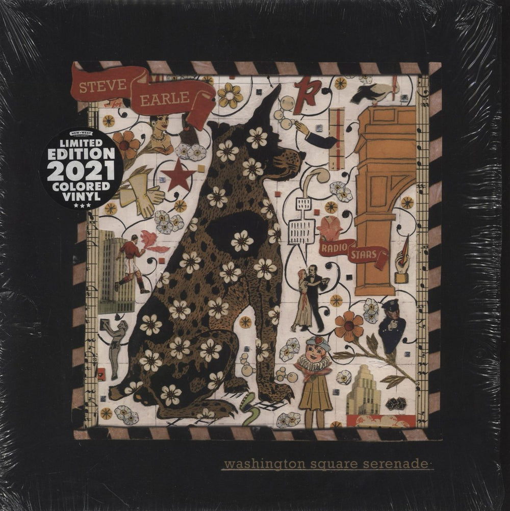 Steve Earle Washington Square Serenade - Metallic Gold Vinyl US vinyl LP album (LP record) NW5002