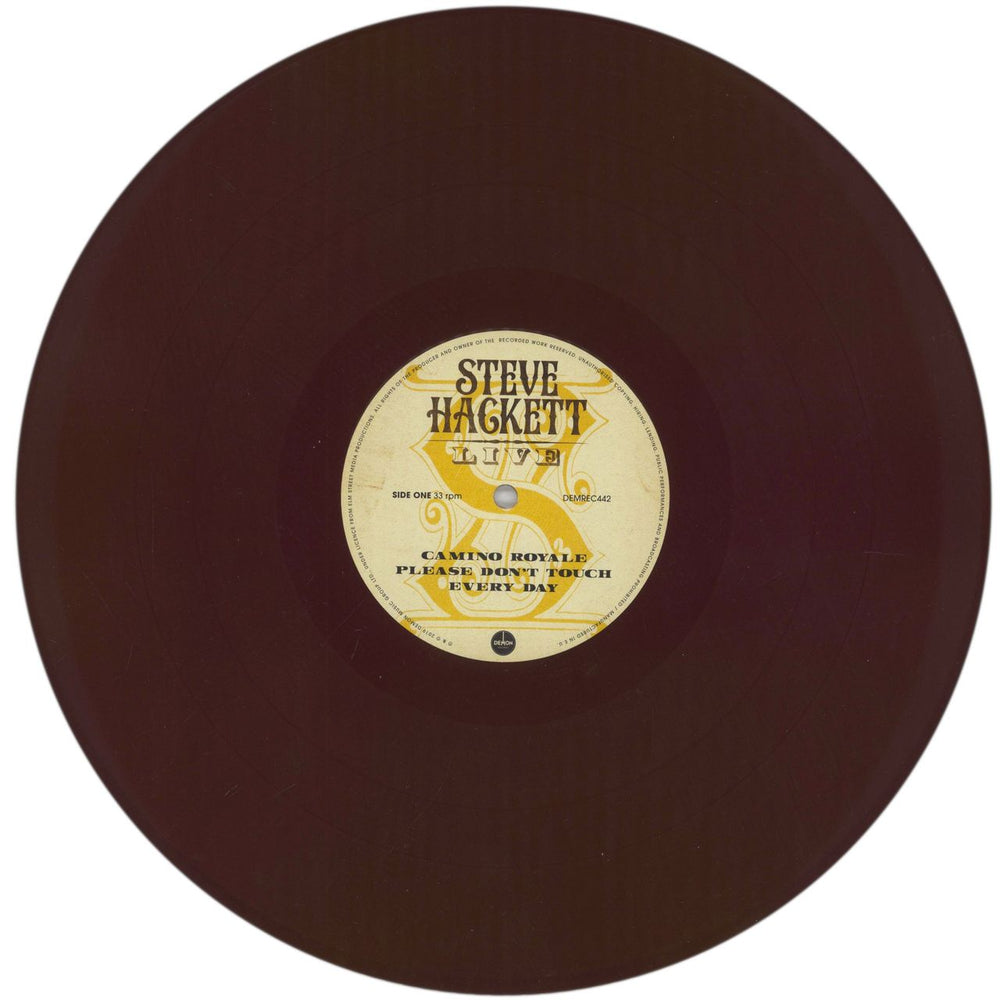Steve Hackett Live - Nottingham 1990 UK vinyl LP album (LP record) SVELPLI863498