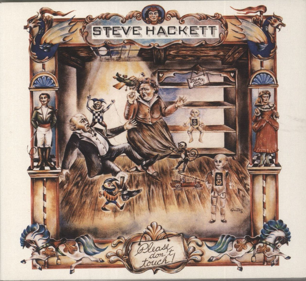 Steve Hackett Please Don't Touch! UK 3-disc CD/DVD Set 477686-2