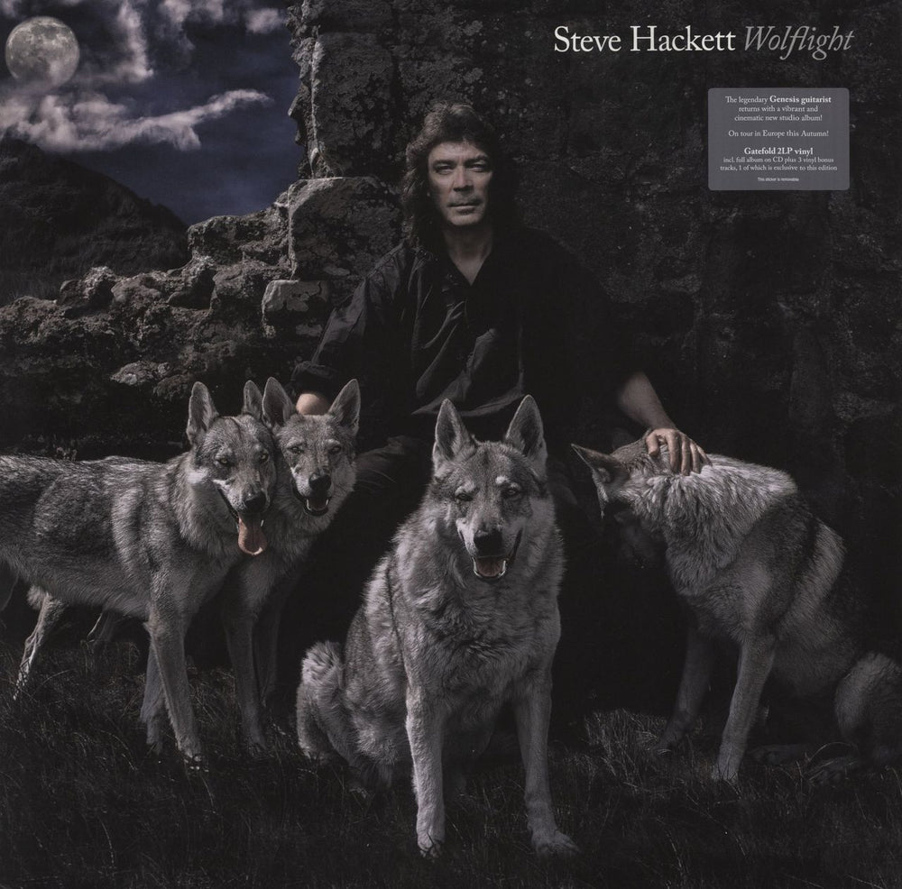 Steve Hackett Wolflight UK 2-LP vinyl record set (Double LP Album) 0507071