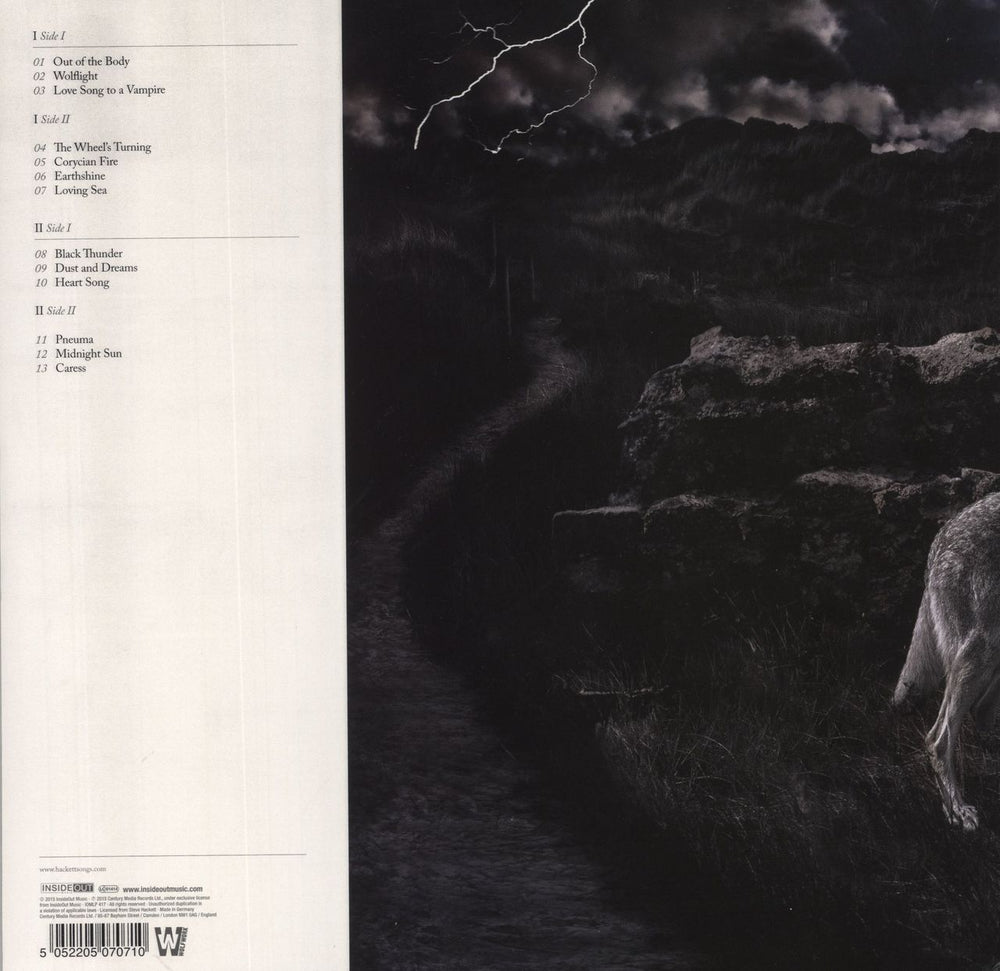 Steve Hackett Wolflight UK 2-LP vinyl record set (Double LP Album) 5052205070710