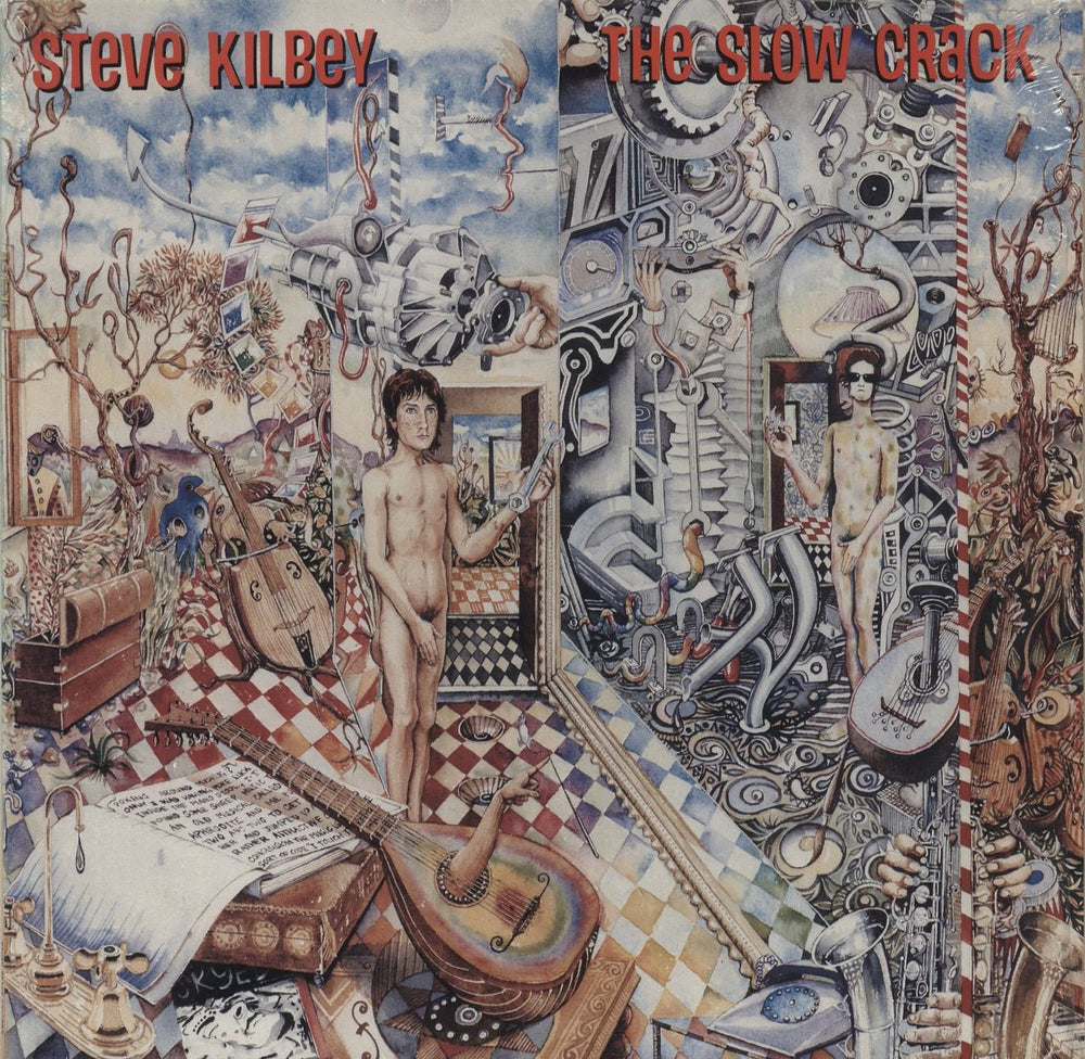 Steve Kilbey The Slow Crack - shrink US vinyl LP album (LP record) ROUGHUS70