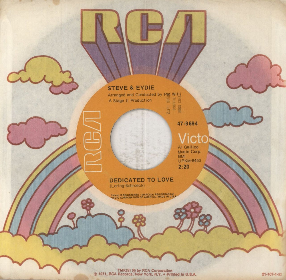 Steve Lawrence & Eydie Gormé Hurry Home For Christmas US 7" vinyl single (7 inch record / 45)