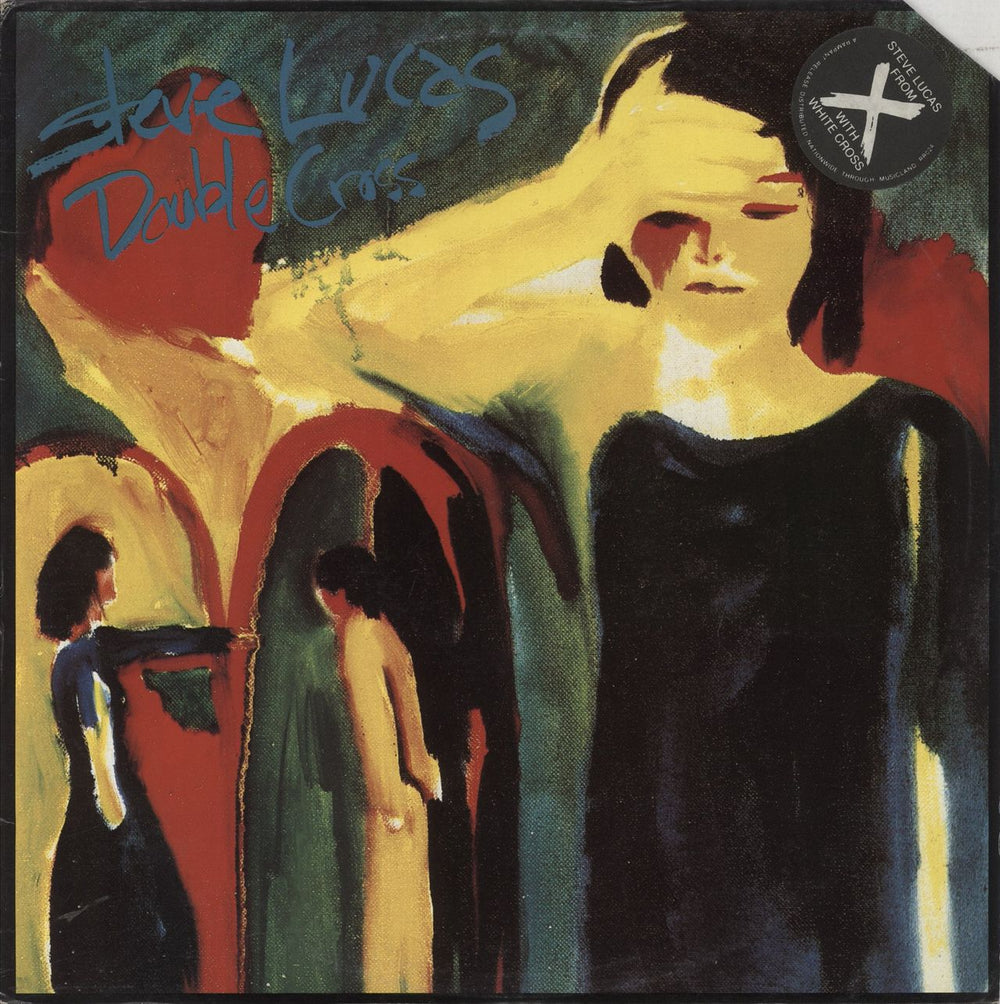 Steve Lucas Double Cross Australian vinyl LP album (LP record) RR024