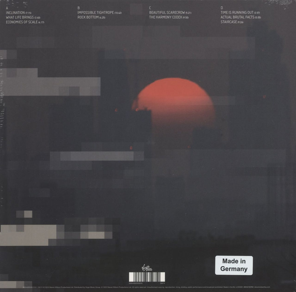 Steven Wilson The Harmony Codex - Sealed UK 2-LP vinyl record set (Double LP Album) 044003353008