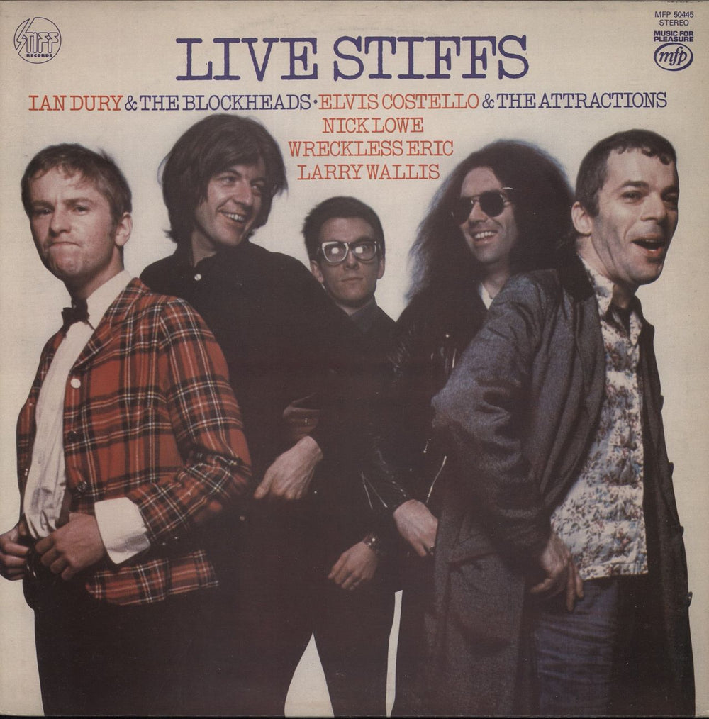 Stiff Records Live Stiffs UK vinyl LP album (LP record) MFP50445