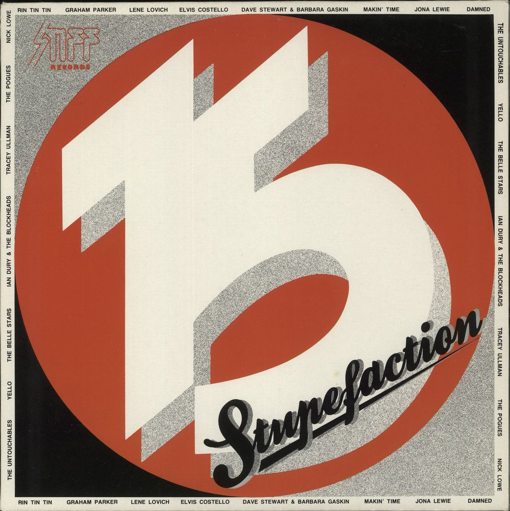 Stiff Records Stiff 15 Stupefaction + Poster Italian vinyl LP album (LP record) TSTLP1021