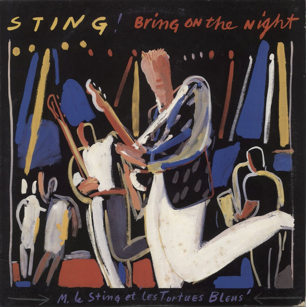 Sting Bring On The Night - VG Sleeve UK 2-LP vinyl record set (Double LP Album) BRING1