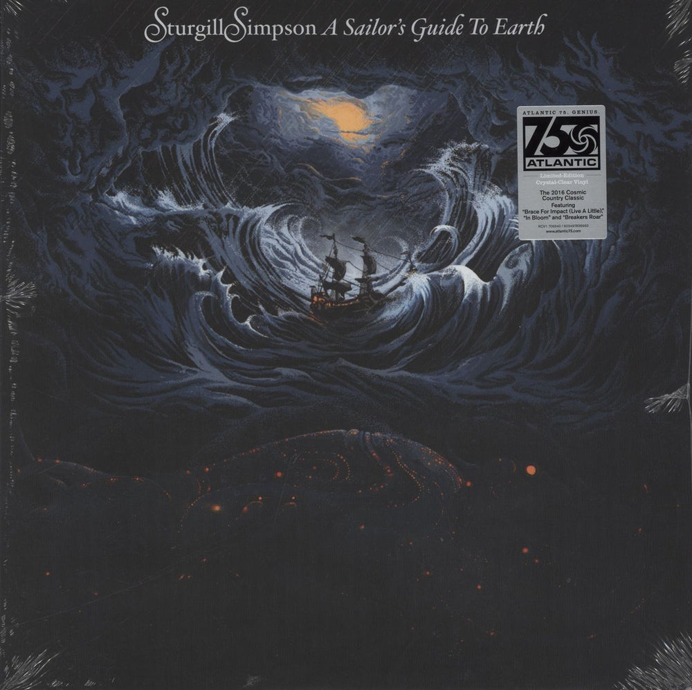 Sturgill Simpson A Sailor's Guide To Earth - Crystal Clear Vinyl - Sealed UK vinyl LP album (LP record) 603497836963