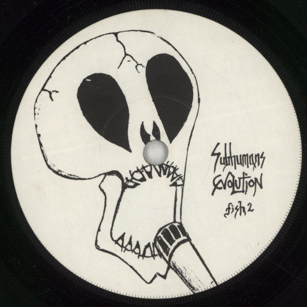 Subhumans Evolution UK 7" vinyl single (7 inch record / 45) BHU07EV871088