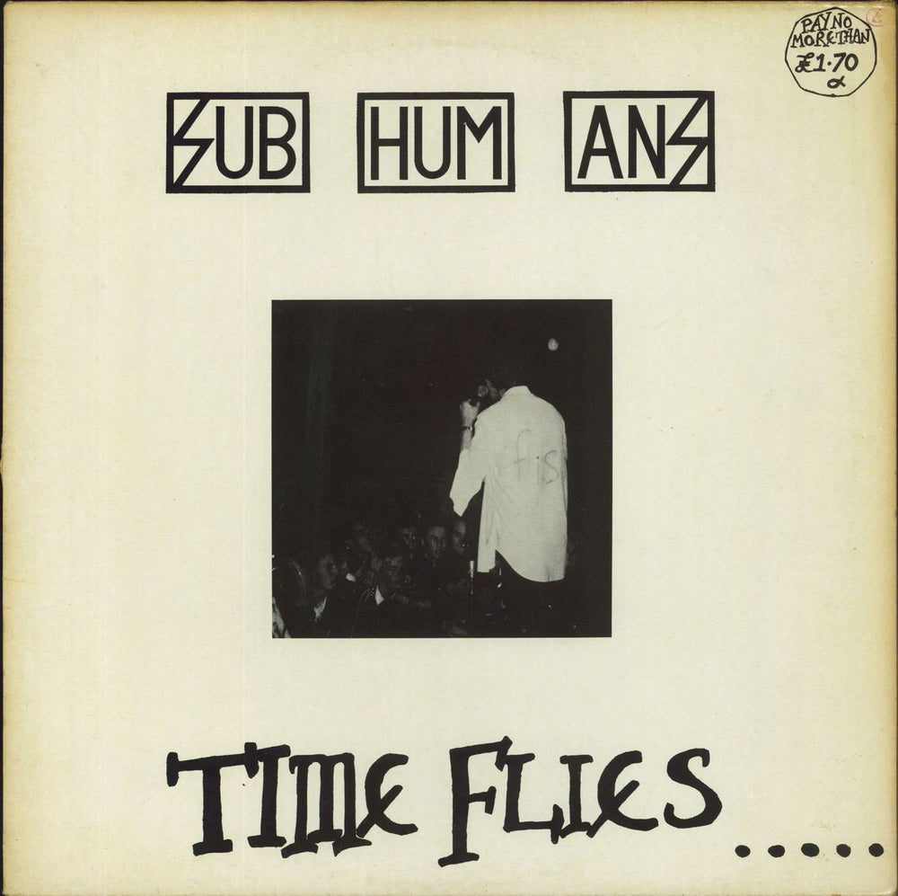 Subhumans Time Flies....But Aeroplanes Crash UK vinyl LP album (LP record) FISH5