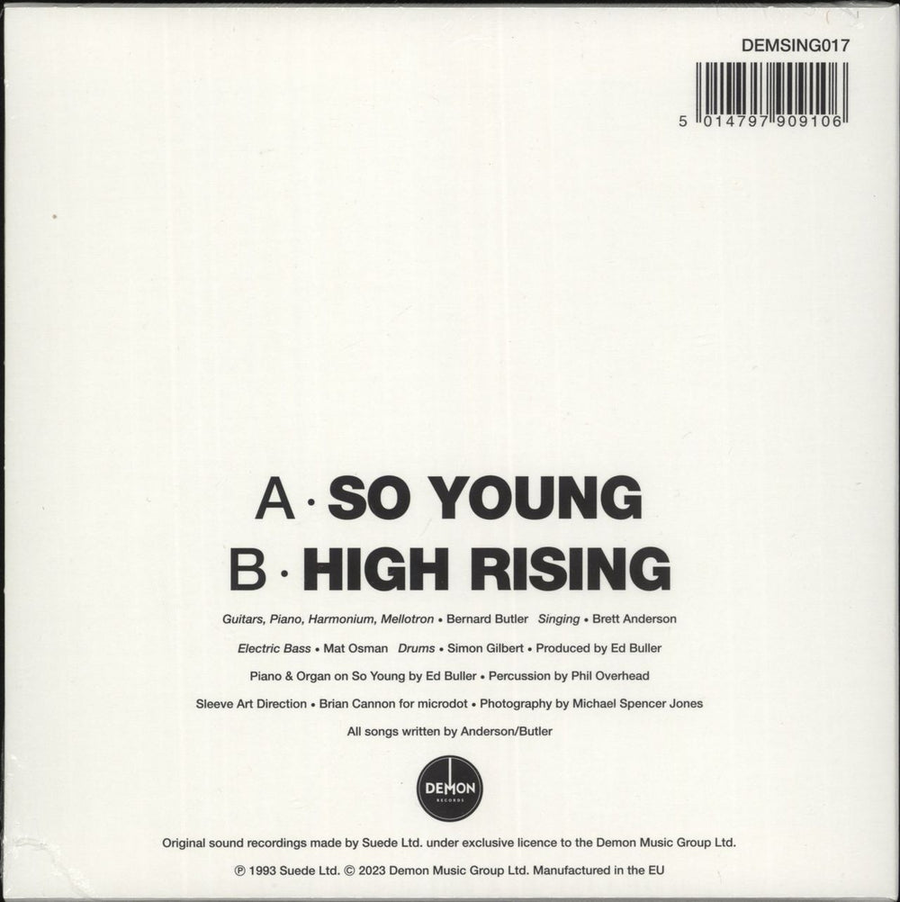 Suede So Young - Sealed UK 7" vinyl picture disc (7 inch picture disc single) 5014797909106