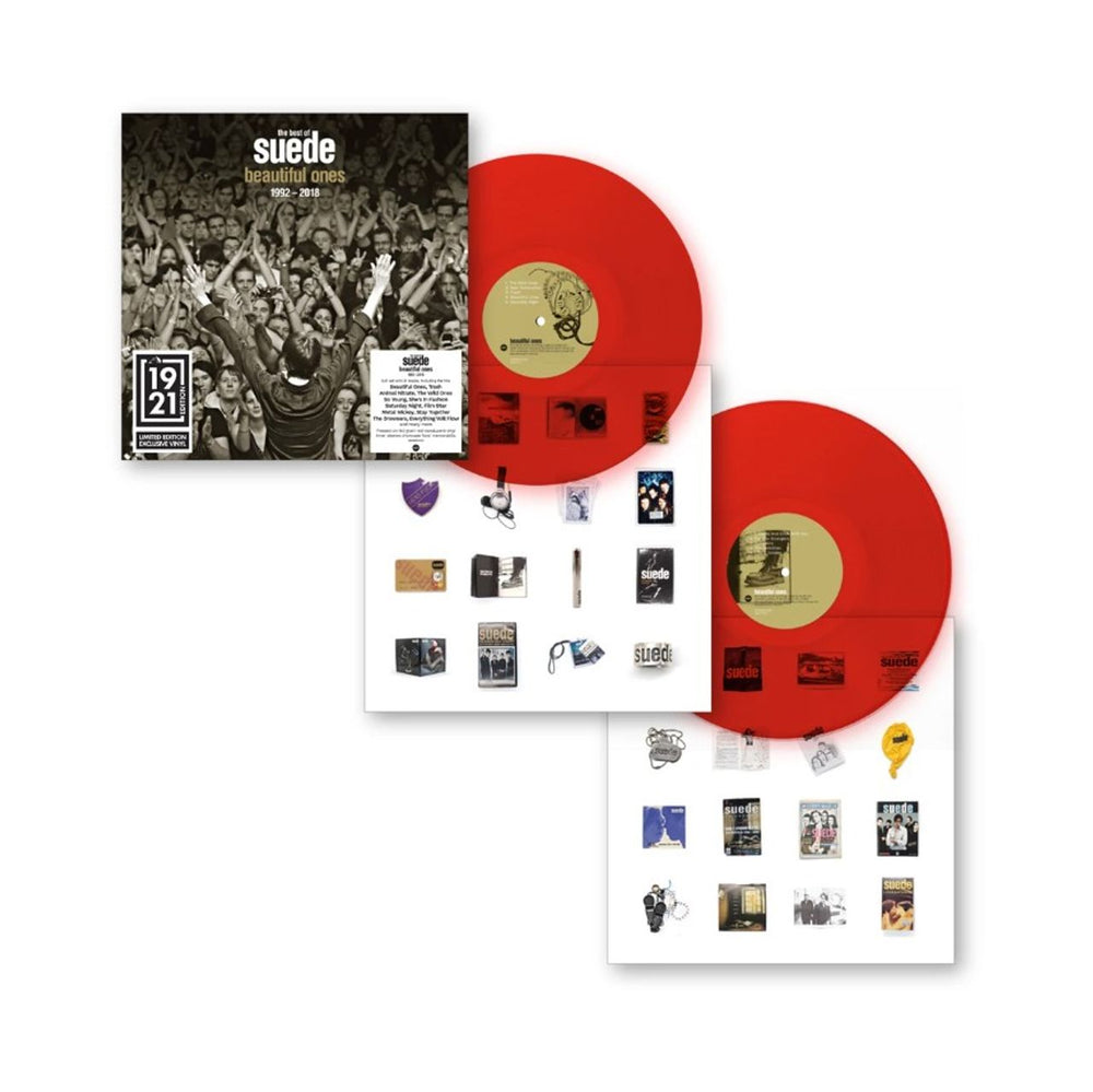Suede The Best Of Suede. Beautiful Ones. 1992-2018 - Red Vinyl - Sealed UK 2-LP vinyl record set (Double LP Album) SUE2LTH862784