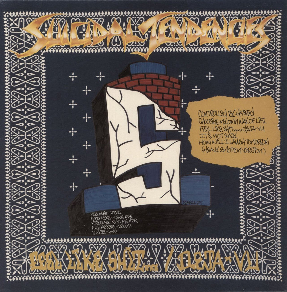 Suicidal Tendencies Controlled By Hatred/ Feel Like Sh*t... Deja-Vu - EX Dutch vinyl LP album (LP record) EPC4653991
