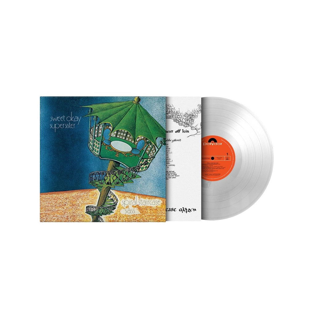 Supersister (70s) Spiral Staircase Sass - Crystal Clear Vinyl 180 Gram UK vinyl LP album (LP record) SU0LPSP859234