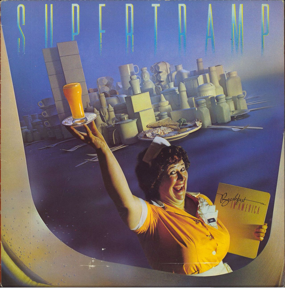 Supertramp Breakfast In America - 1st - VG UK vinyl LP album (LP record) AMLK63708