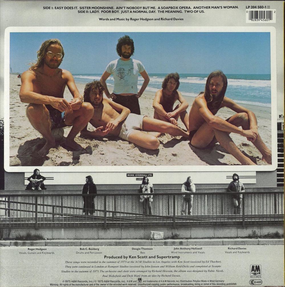 Supertramp Crisis? What Crisis? German vinyl LP album (LP record) 082839456012