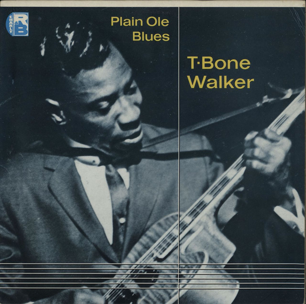 T-Bone Walker Plain Ole Blues UK vinyl LP album (LP record) CRB1037