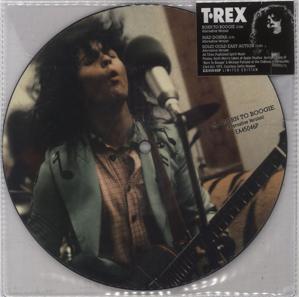 T-Rex / Tyrannosaurus Rex Born To Boogie UK 7" vinyl picture disc (7 inch picture disc single) EA45046P