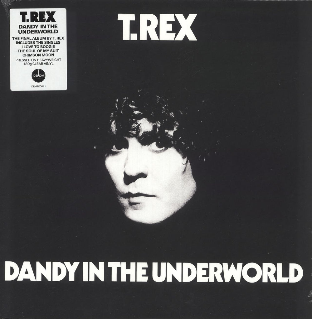 T-Rex / Tyrannosaurus Rex Dandy In The Underworld - 180gm Clear Vinyl - Sealed UK vinyl LP album (LP record) DEMREC641