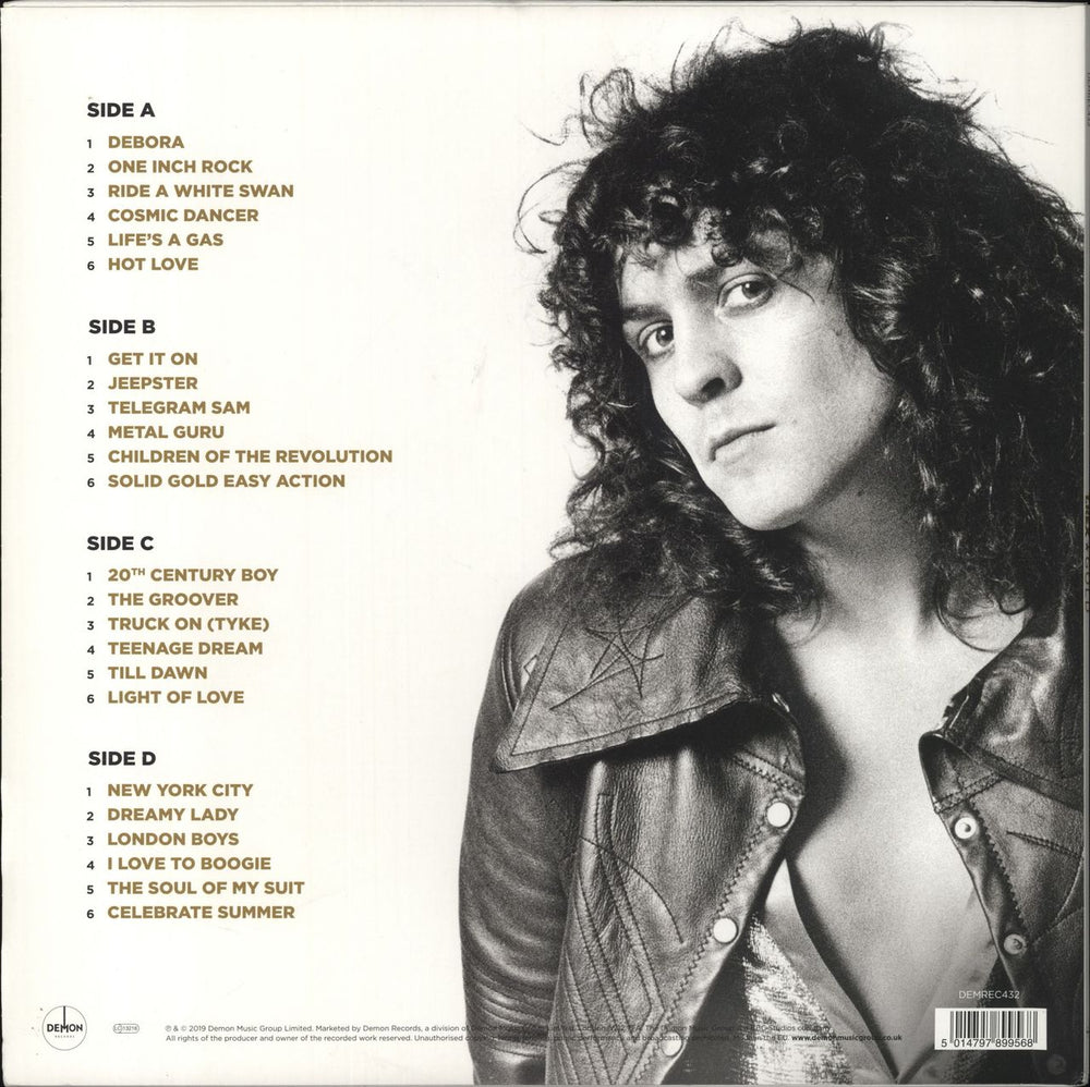 T-Rex / Tyrannosaurus Rex Gold - Gold Vinyl UK 2-LP vinyl record set (Double LP Album) 5014797899568