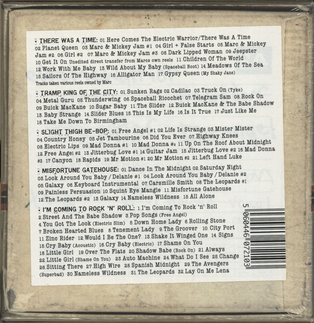 T-Rex / Tyrannosaurus Rex Home Demos - Sealed UK 5-CD album set 5060446072103