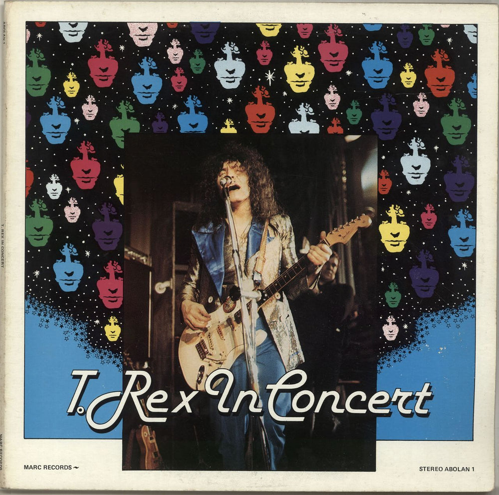 T-Rex / Tyrannosaurus Rex In Concert UK vinyl LP album (LP record) ABOLAN1