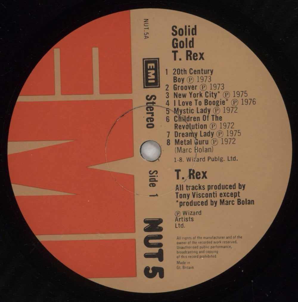T-Rex / Tyrannosaurus Rex Solid Gold T-Rex UK vinyl LP album (LP record) REXLPSO168343