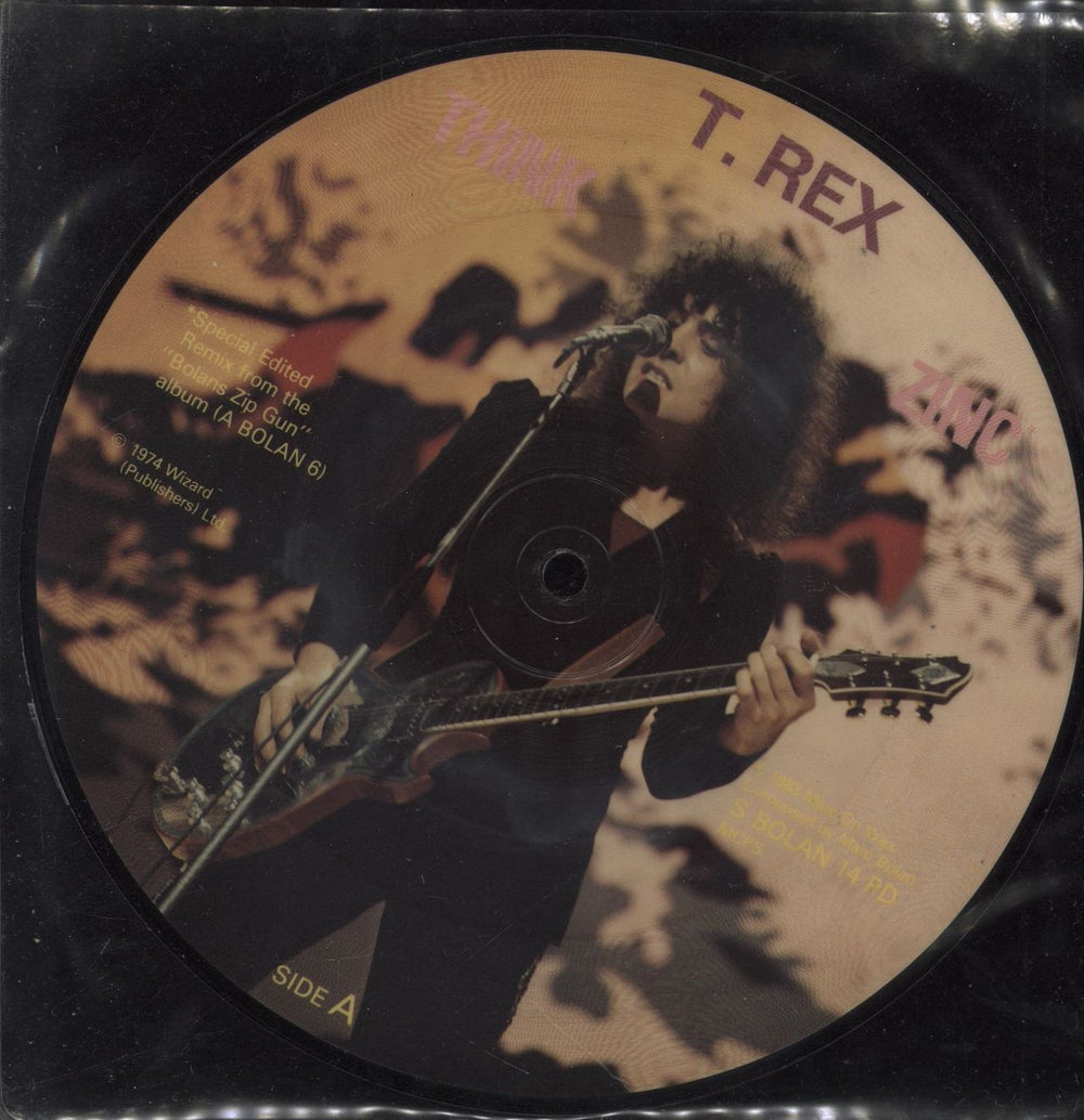 T-Rex / Tyrannosaurus Rex Till Dawn UK 7" vinyl picture disc (7 inch picture disc single) BOLAN14PD