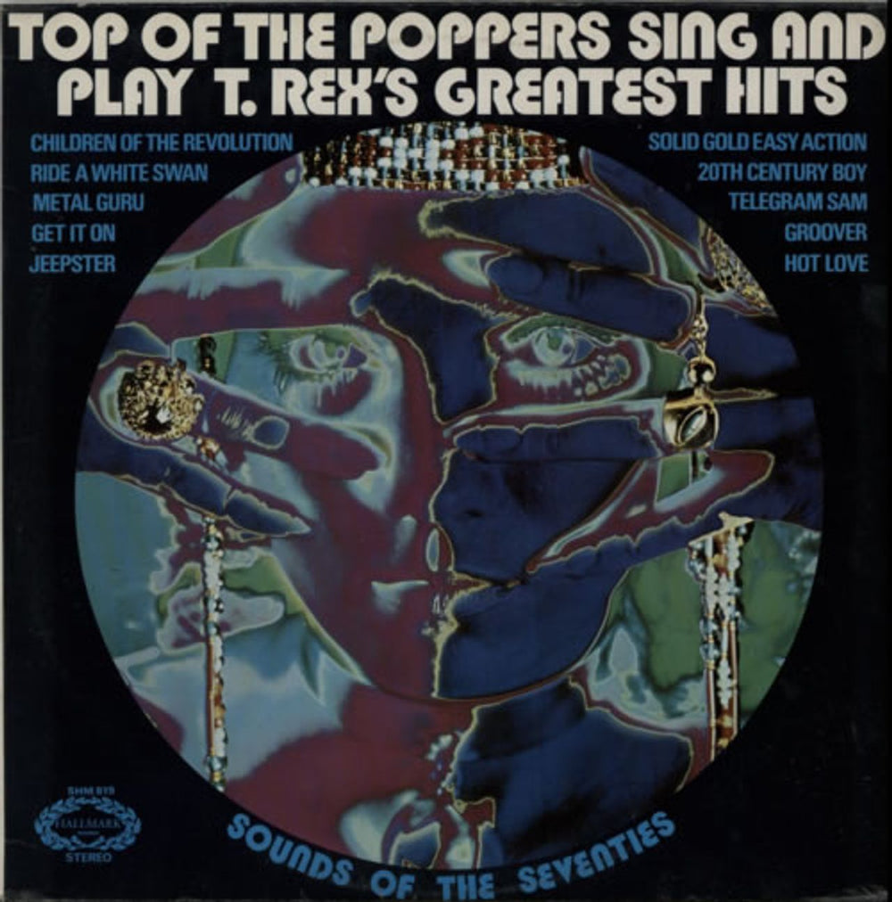 T-Rex / Tyrannosaurus Rex Top Of The Poppers Sing & Play T. Rex's Greatest Hits UK vinyl LP album (LP record) SHM819