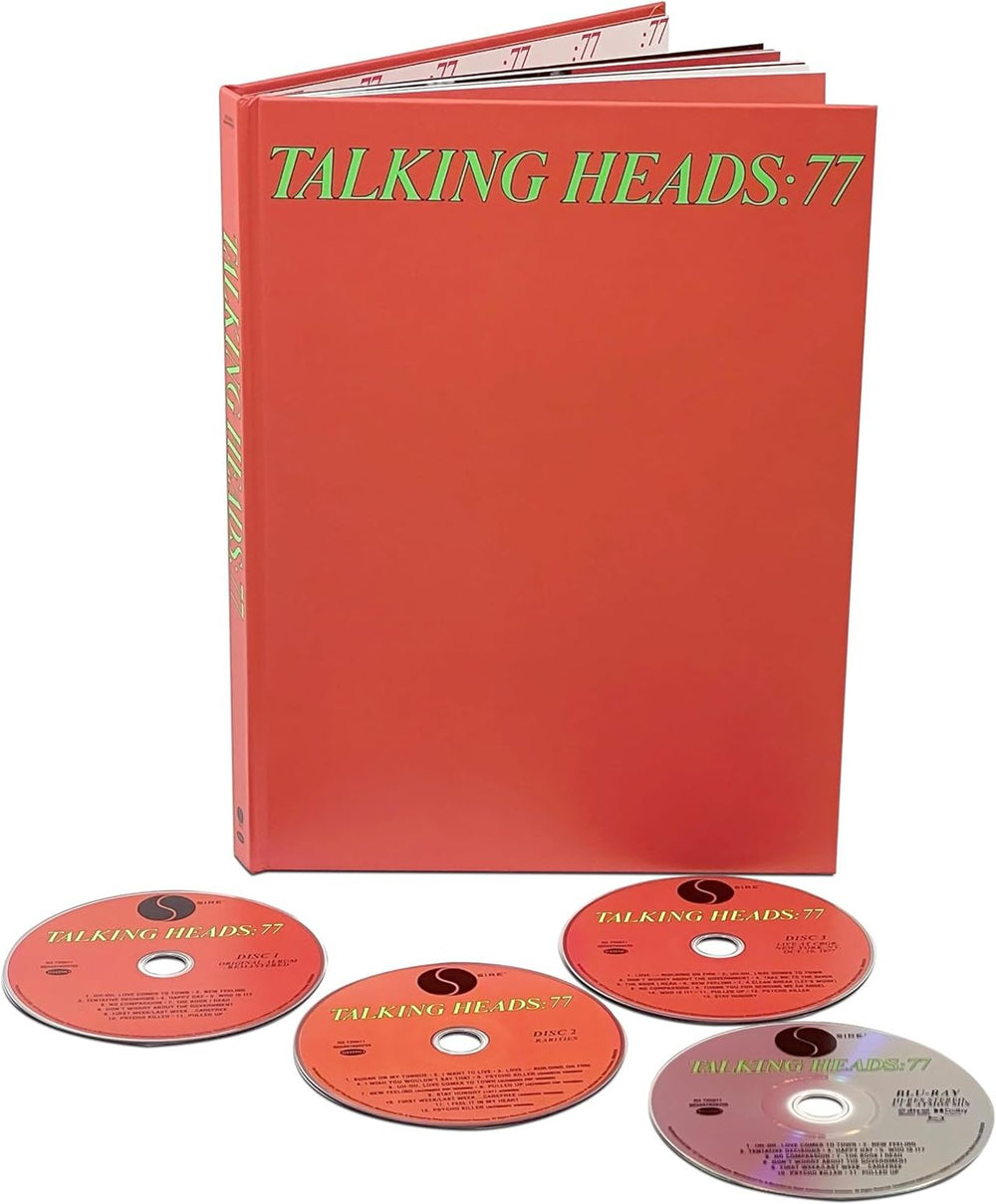 Talking Heads Talking Heads: 77 - Deluxe Edition 3-CD+Blu-Ray Dolby Atmos - Hardback Book - Sealed UK 3-CD album set (Triple CD) R2725611