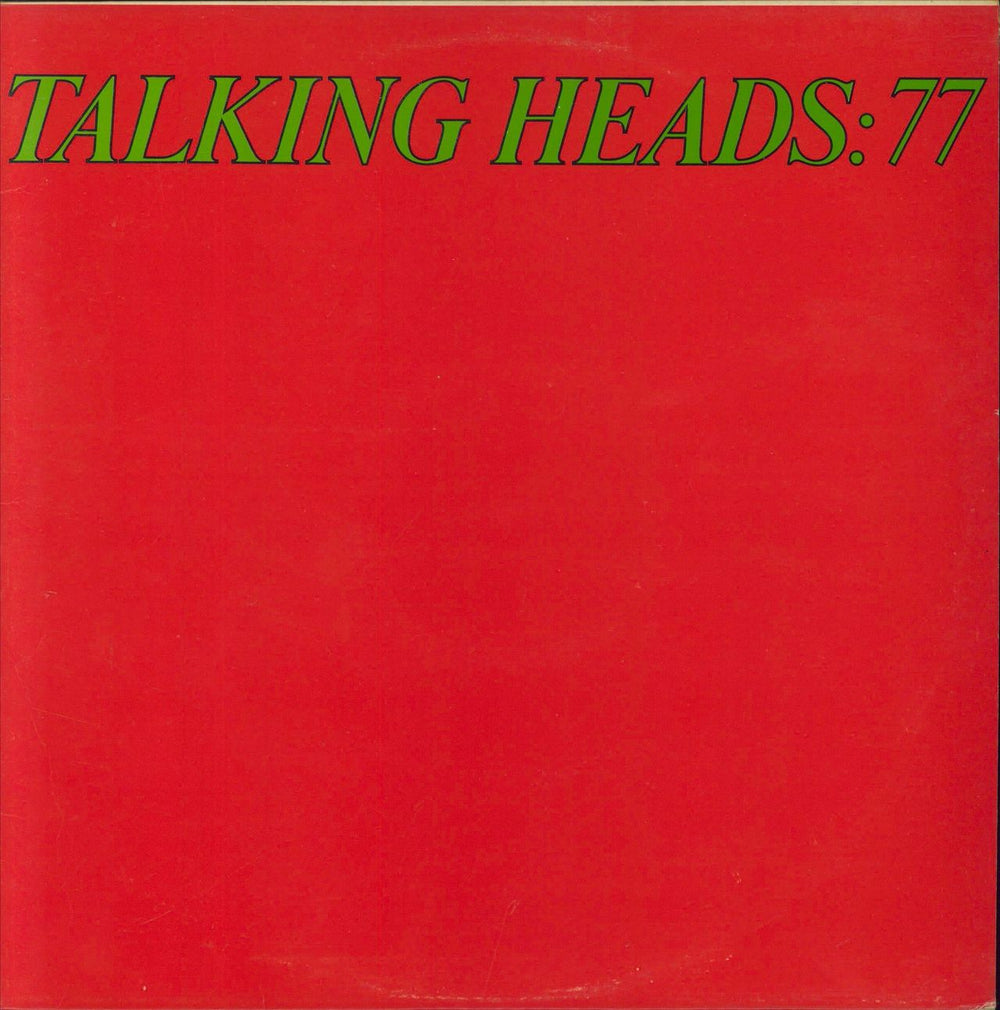 Talking Heads Talking Heads: 77 + ticket stub - EX UK vinyl LP album (LP record) 9103328