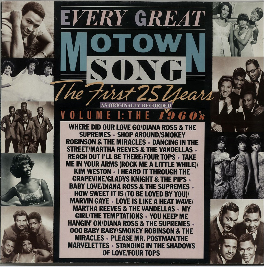 Tamla Motown Every Great Motown Song - Volume I: The 1960's UK vinyl LP album (LP record) WL72235