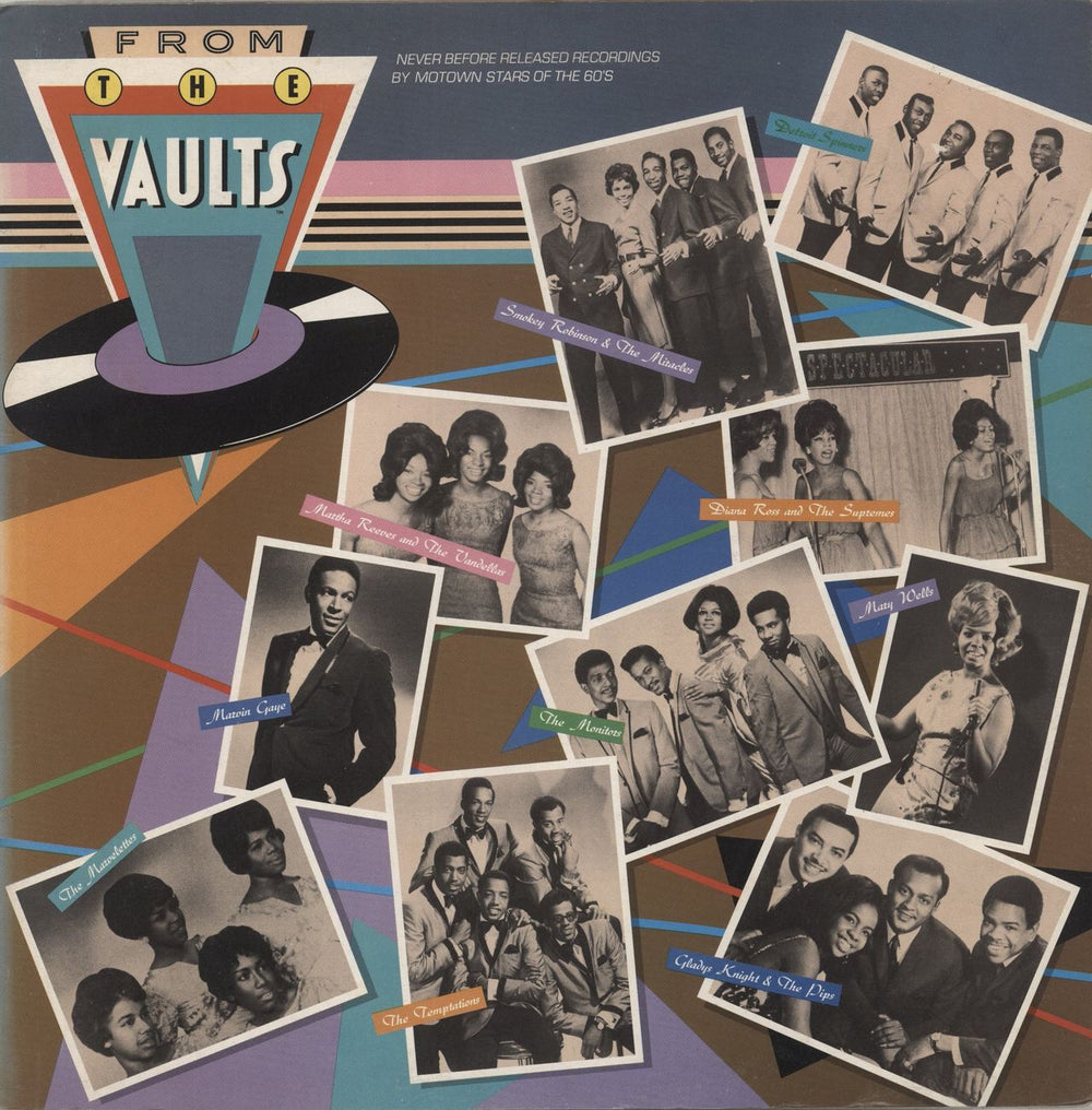 Tamla Motown From The Vaults - White Label Test Pressing UK vinyl LP album (LP record) STMR9001