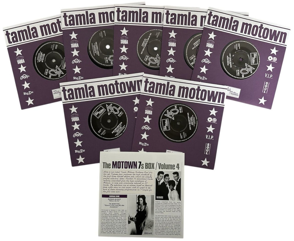 Tamla Motown The Motown 7s Box - Rare And Unreleased Vinyl: Volume 4 - Numbered UK 7" single box set MTW7XTH864862