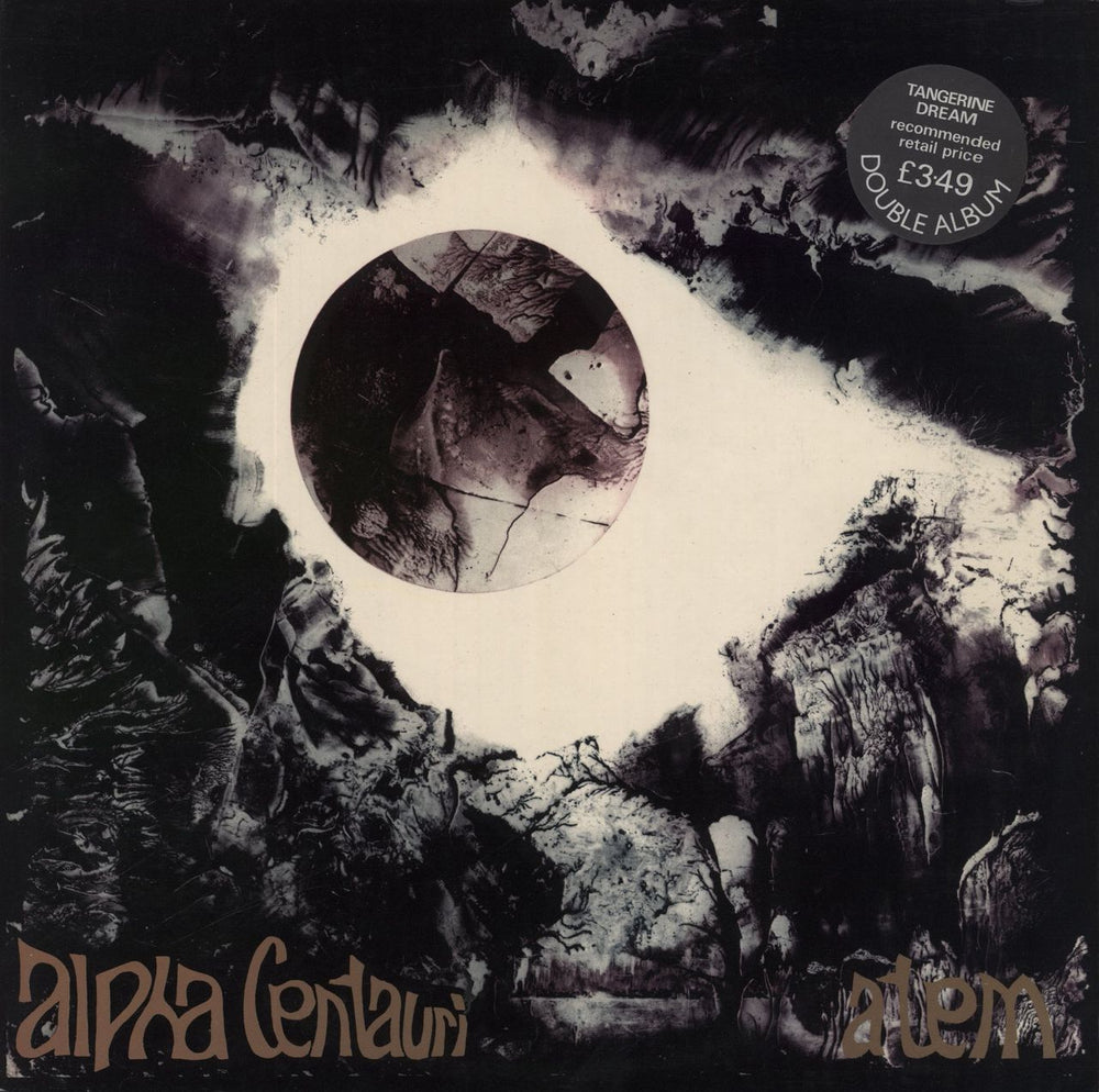 Tangerine Dream Alpha Centauri / Atem + Stickered Sleeve UK 2-LP vinyl record set (Double LP Album) VD2504