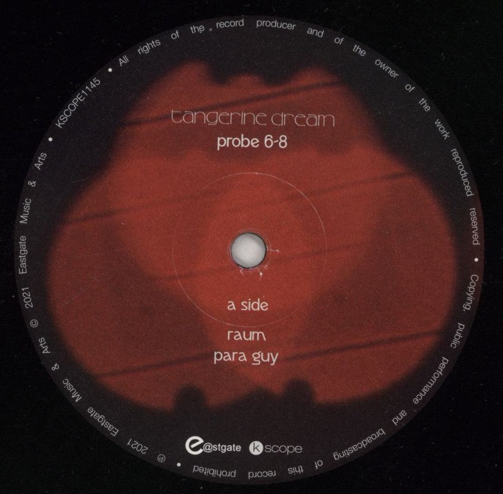 Tangerine Dream Probe 6-8 UK vinyl LP album (LP record) TANLPPR861416