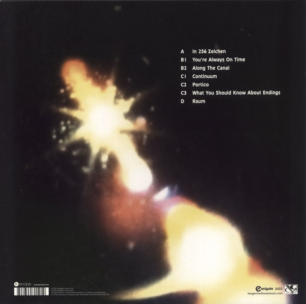 Tangerine Dream Raum UK 2-LP vinyl record set (Double LP Album) 802644801919