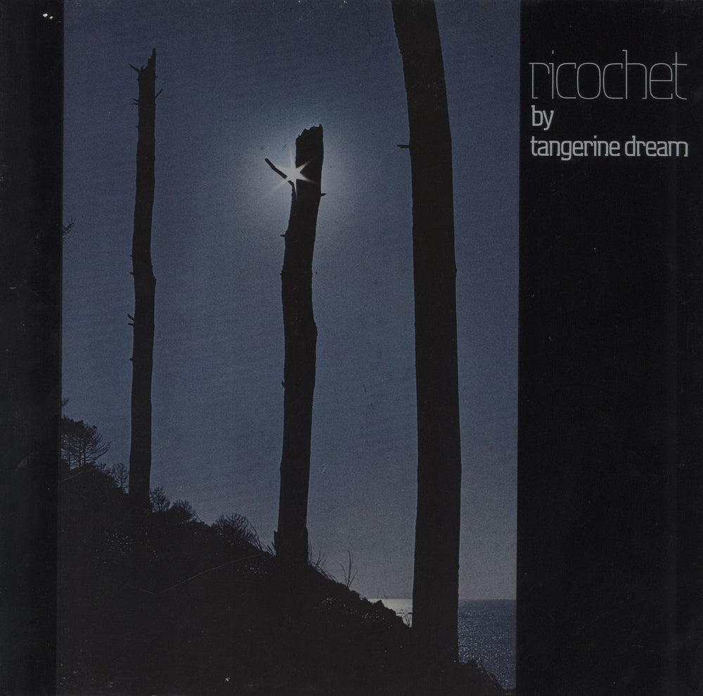 Tangerine Dream Ricochet UK vinyl LP album (LP record) V2044