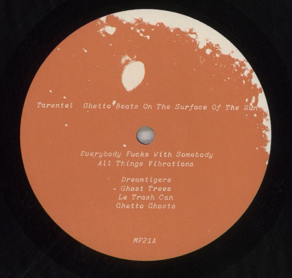 Tarentel Ghetto Beats On The Surface Of The Sun US vinyl LP album (LP record) 6A8LPGH859718