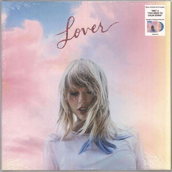 Taylor Swift Lover - Pink & Blue Vinyl - Sealed US 2-LP vinyl set